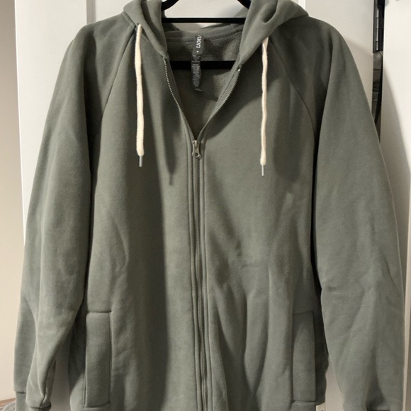 Vuori Tops - Vuori Sage Green Restore Zip-Up Hoodie